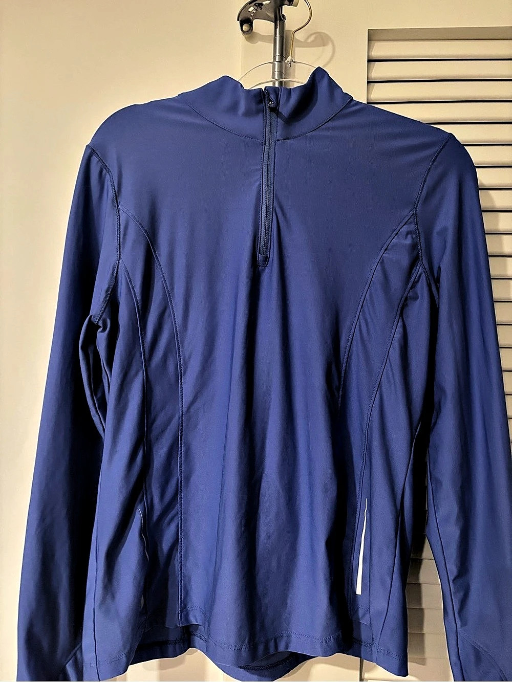 ASICS Icon 1/2 Zip Long Sleeve Top Blue